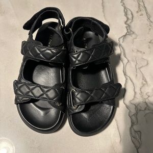 Aloha black dad sandal